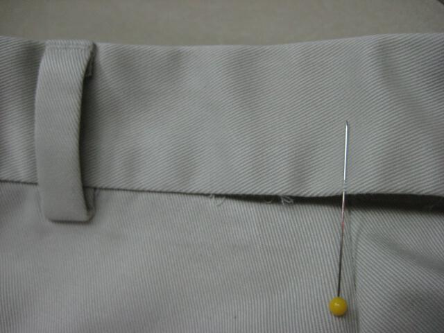 pin mark waist left