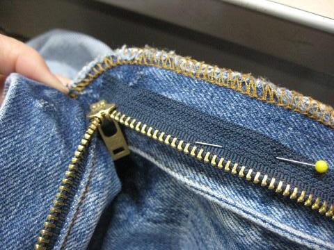 Replace the Zipper in Jeans